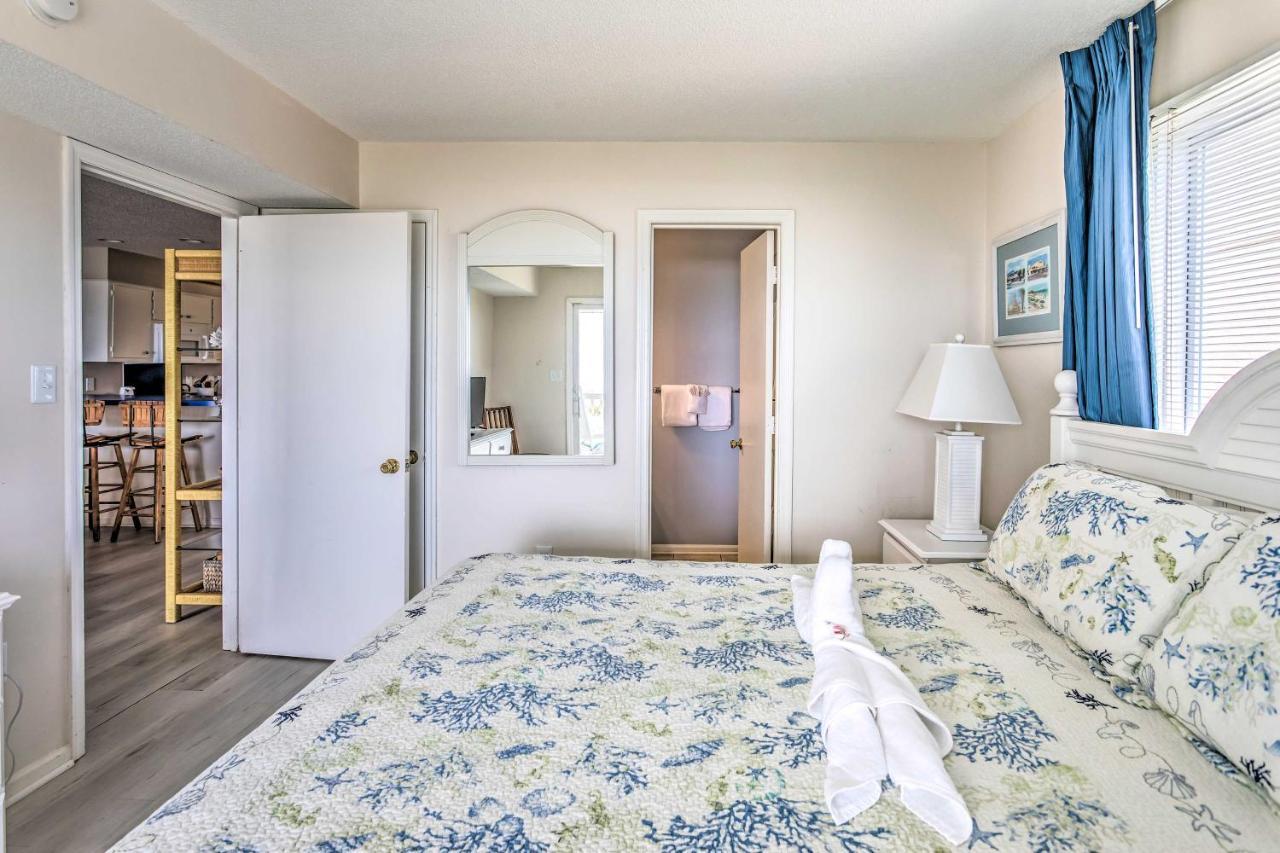 Sunny Windy Hill Beachfront Condo With Private Patio Myrtle Beach Eksteriør billede